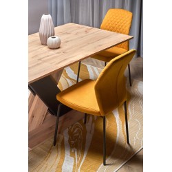 'XARELTO Extendable Wotan Oak Table - Black' 'XARELTO Extendable Wotan Oak Table - Black'