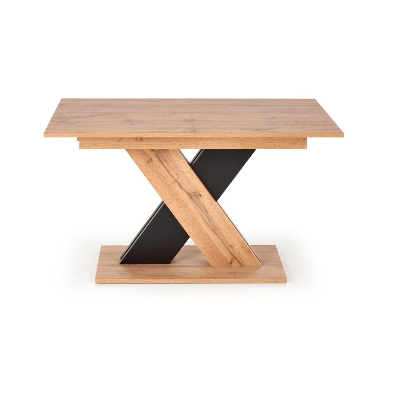 'XARELTO Extendable Wotan Oak Table - Black' 'XARELTO Extendable Wotan Oak Table - Black'