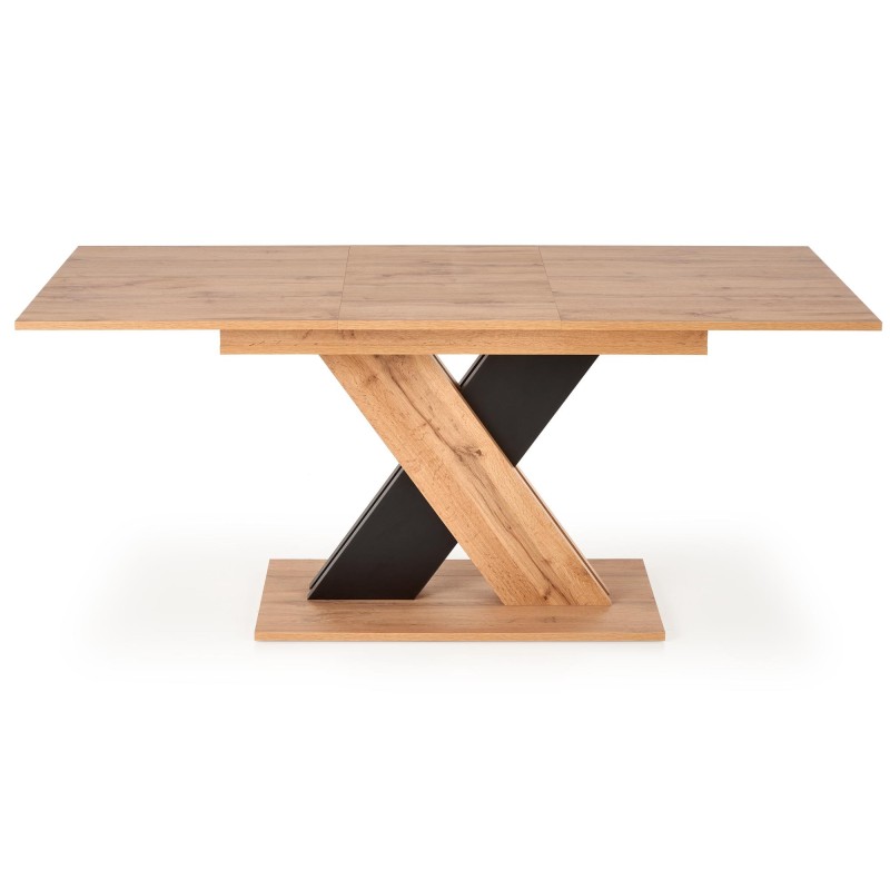 'XARELTO Extendable Wotan Oak Table - Black' 'XARELTO Extendable Wotan Oak Table - Black'