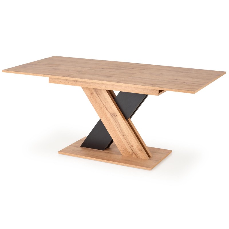 'XARELTO Extendable Wotan Oak Table - Black' 'XARELTO Extendable Wotan Oak Table - Black'