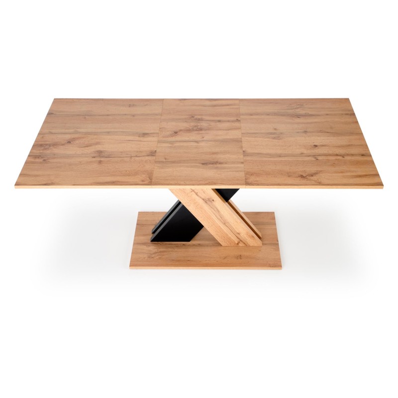 'XARELTO Extendable Wotan Oak Table - Black' 'XARELTO Extendable Wotan Oak Table - Black'