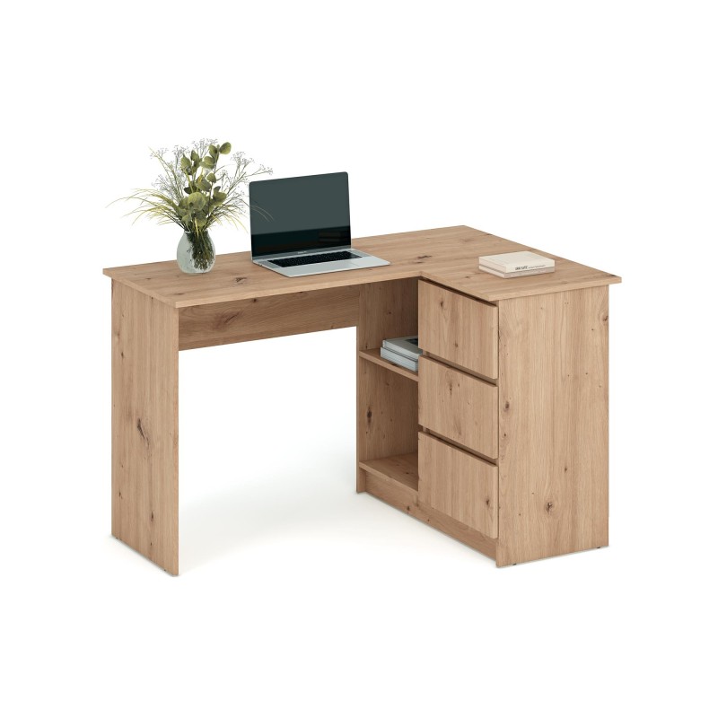 BEGA biurko, dąb artisan (2p 1szt) BEGA biurko, dąb artisan (2p 1szt)