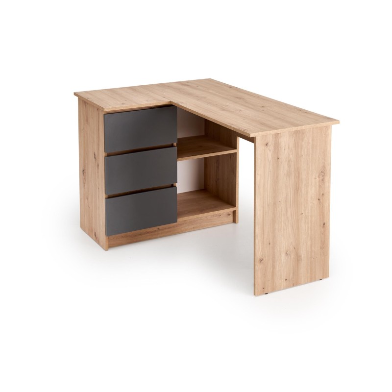 'BEGA Desk, Artisan Oak / Graphite' 'BEGA Desk, Artisan Oak / Graphite'