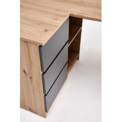 'BEGA Desk, Artisan Oak / Graphite' 'BEGA Desk, Artisan Oak / Graphite'