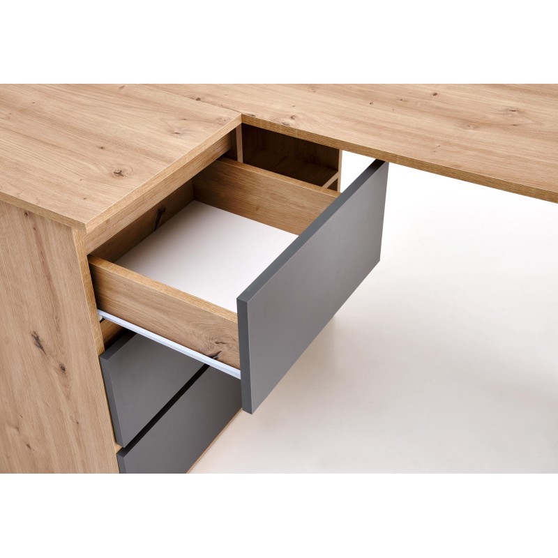 'BEGA Desk, Artisan Oak / Graphite' 'BEGA Desk, Artisan Oak / Graphite'