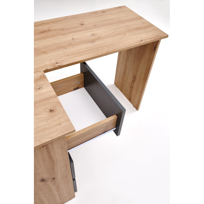 'BEGA Desk, Artisan Oak / Graphite' 'BEGA Desk, Artisan Oak / Graphite'