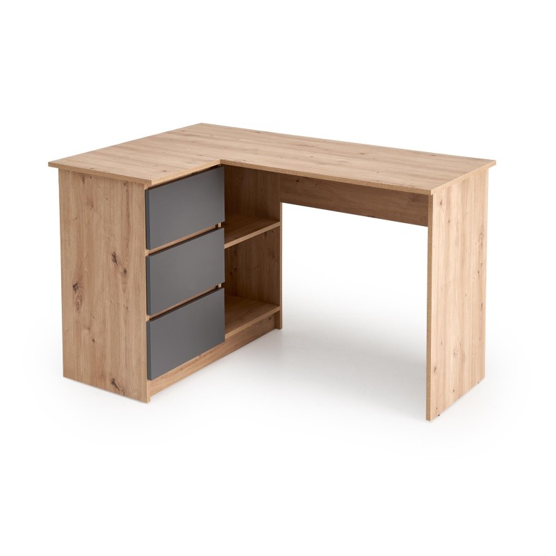 'BEGA Desk, Artisan Oak / Graphite' 'BEGA Desk, Artisan Oak / Graphite'