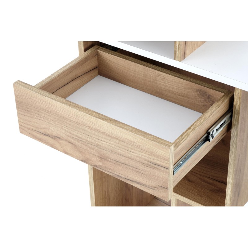 'CONTI Golden Oak / White Desk' 'CONTI Golden Oak / White Desk'