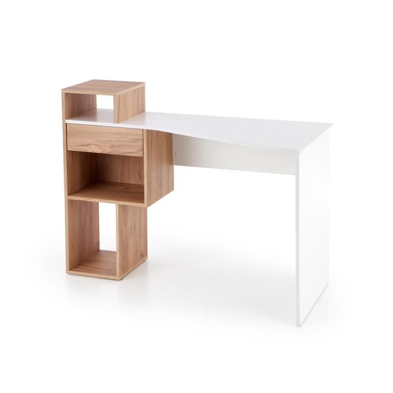 'CONTI Golden Oak / White Desk' 'CONTI Golden Oak / White Desk'