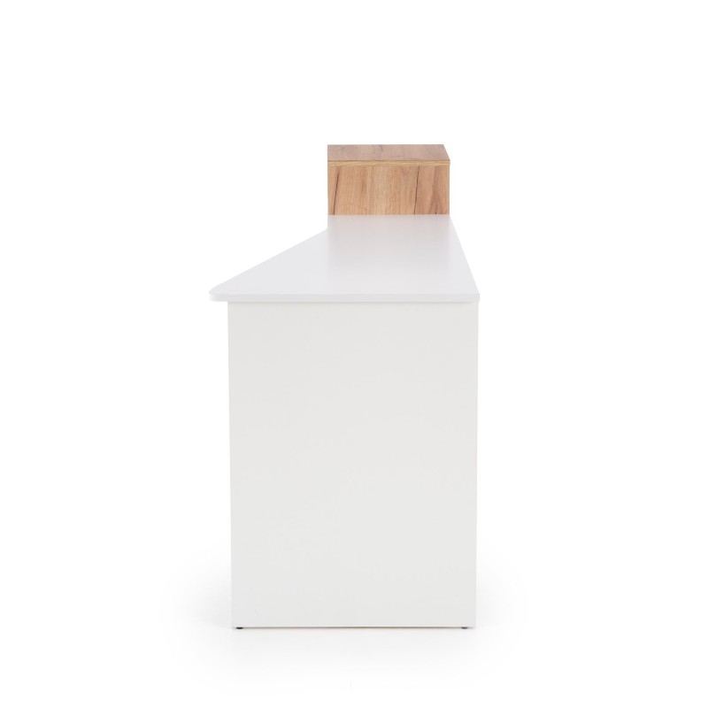 'CONTI Golden Oak / White Desk' 'CONTI Golden Oak / White Desk'