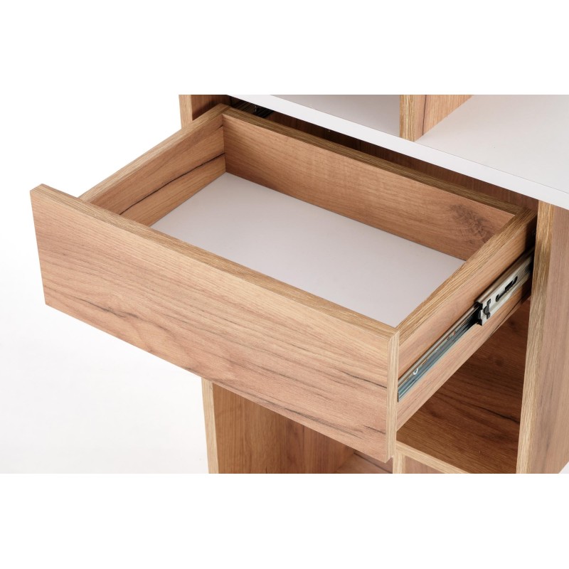 'CONTI Golden Oak / White Desk' 'CONTI Golden Oak / White Desk'