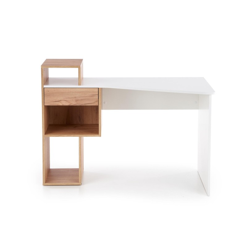 'CONTI Golden Oak / White Desk' 'CONTI Golden Oak / White Desk'