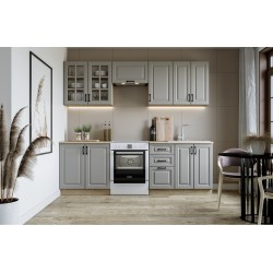 'ELIZABETH 240 Kitchen Set, Body: Sonoma Oak, Front: Ash Grey'