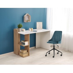 'FINO Golden Oak / White Desk'