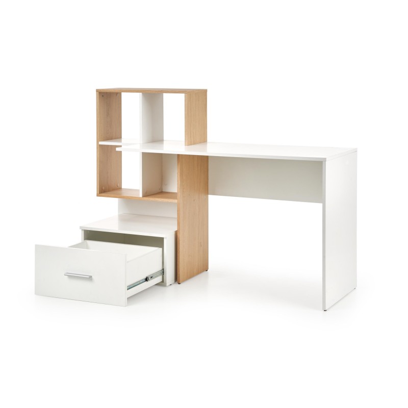 'GROSSO Golden Oak / White Desk' 'GROSSO Golden Oak / White Desk'