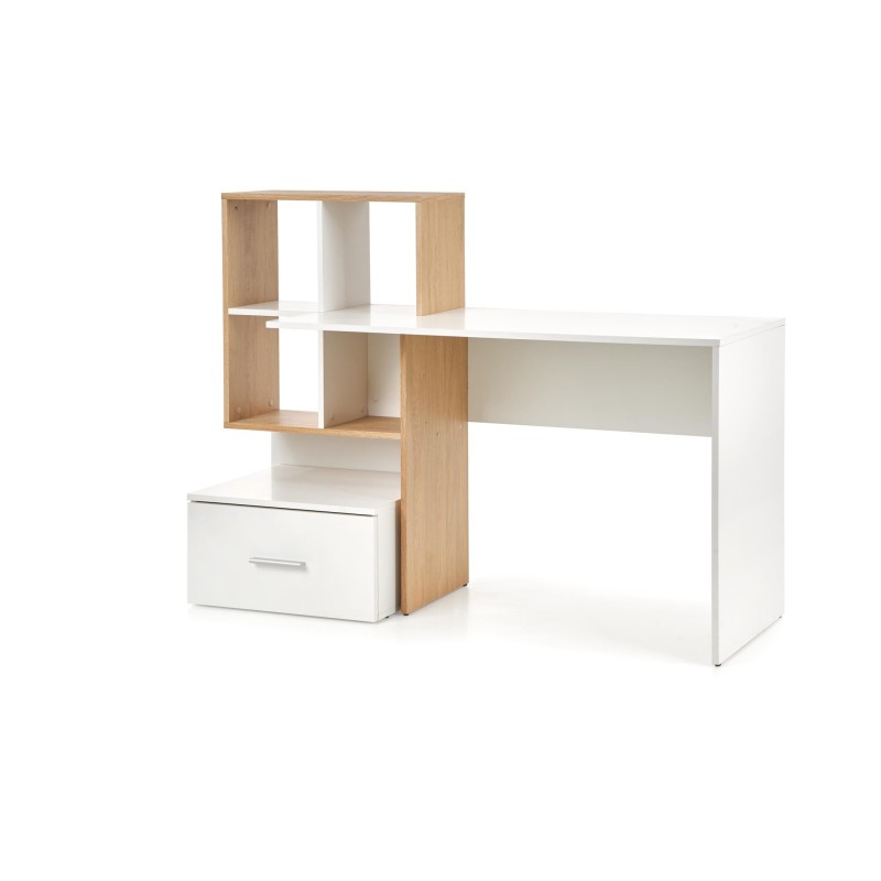 'GROSSO Golden Oak / White Desk' 'GROSSO Golden Oak / White Desk'