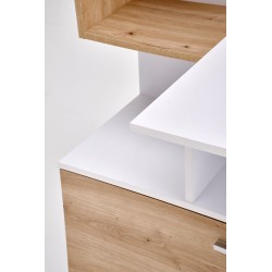 MISO biurko, biały / dąb artisan (2p 1szt) MISO biurko, biały / dąb artisan (2p 1szt)