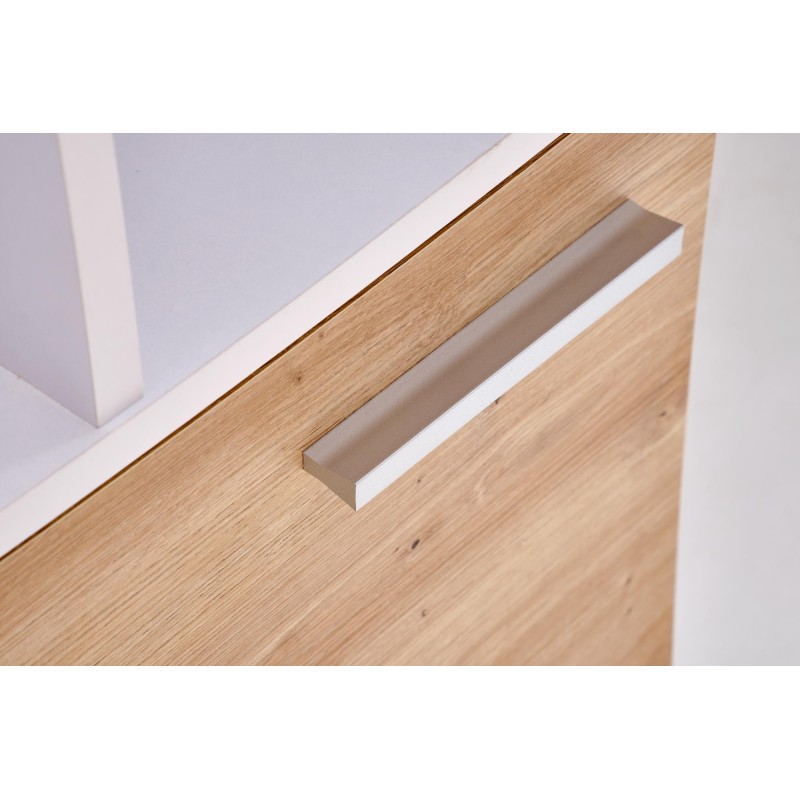 "MISO Desk, White / Artisan Oak" "MISO Desk, White / Artisan Oak"