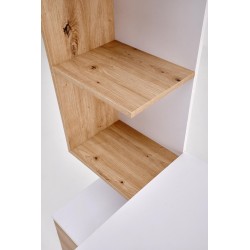 "MISO Desk, White / Artisan Oak" "MISO Desk, White / Artisan Oak"