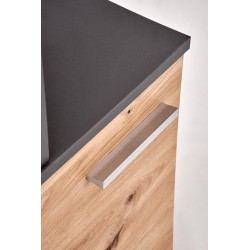 "MISO Desk, Graphite / Artisan Oak" "MISO Desk, Graphite / Artisan Oak"