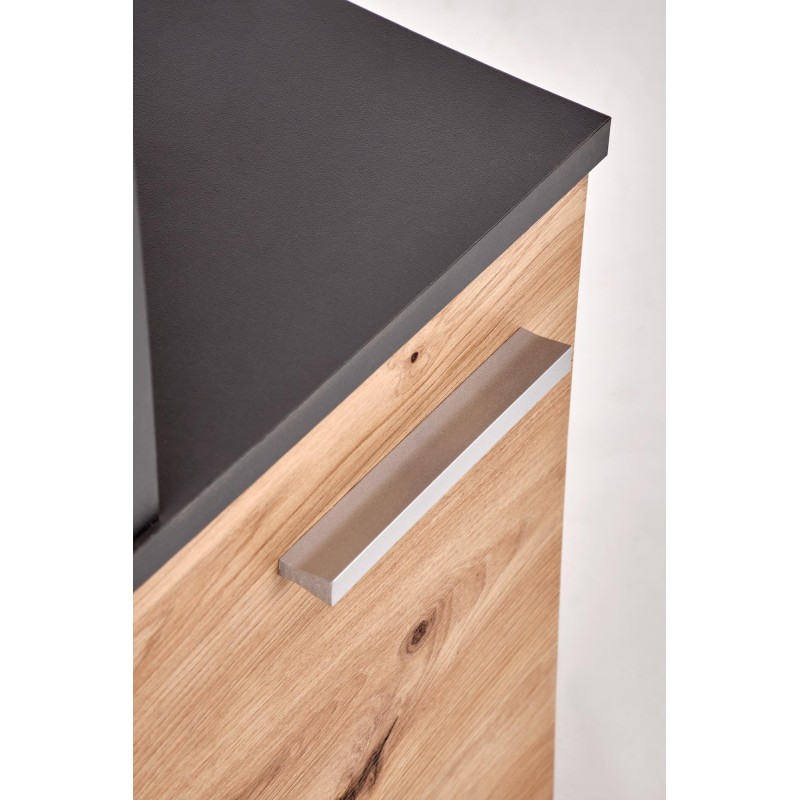 "MISO Desk, Graphite / Artisan Oak" "MISO Desk, Graphite / Artisan Oak"