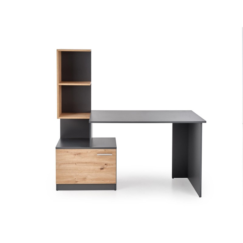 "MISO Desk, Graphite / Artisan Oak" "MISO Desk, Graphite / Artisan Oak"