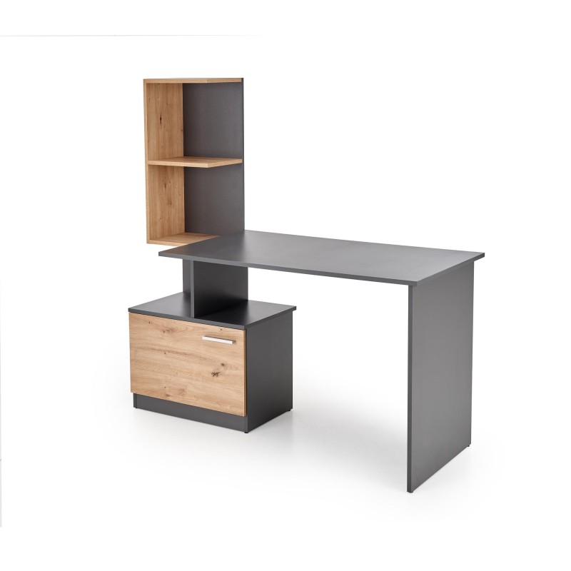 "MISO Desk, Graphite / Artisan Oak" "MISO Desk, Graphite / Artisan Oak"
