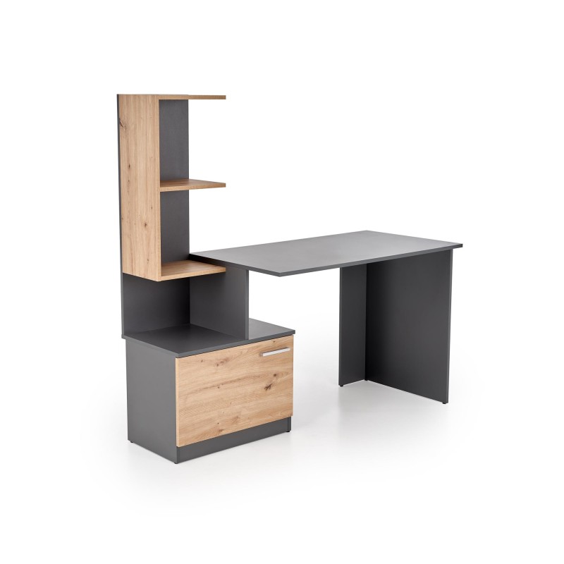 "MISO Desk, Graphite / Artisan Oak" "MISO Desk, Graphite / Artisan Oak"