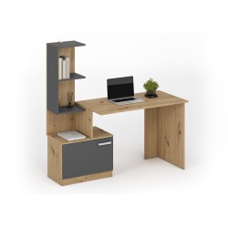 "MISO Desk, Graphite / Artisan Oak" "MISO Desk, Graphite / Artisan Oak"