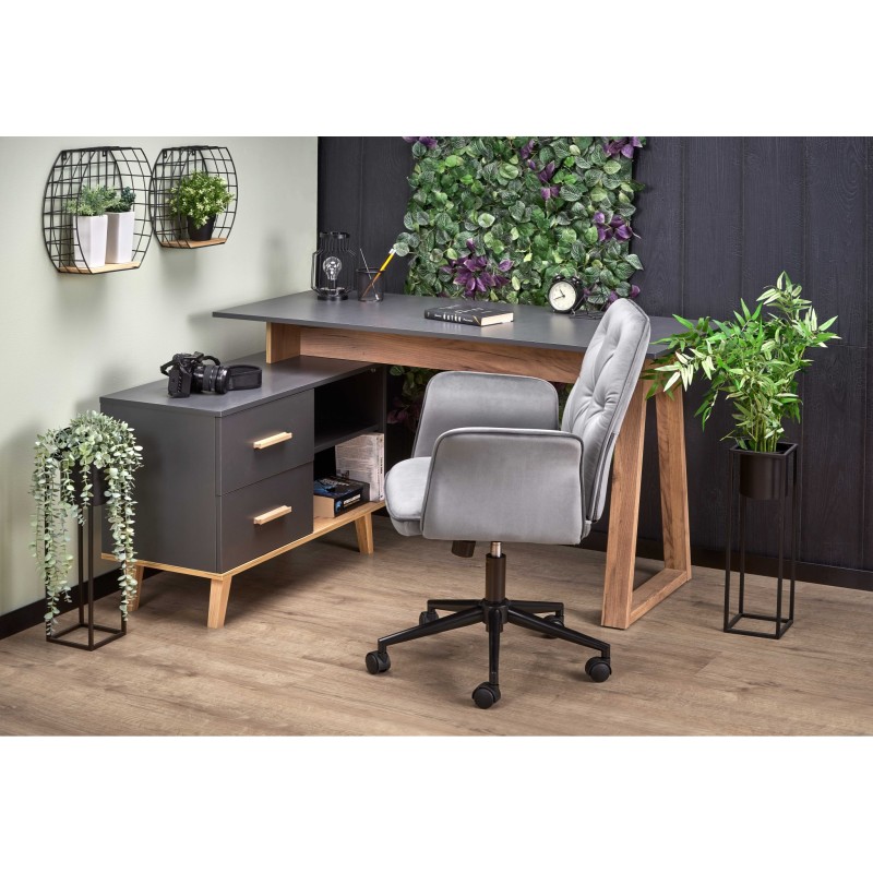 'SERGIO XL Anthracite Desk / D. Wotan' 'SERGIO XL Anthracite Desk / D. Wotan'