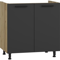 'VENTO DK-80/82 Anthracite Front Sink Cabinet'