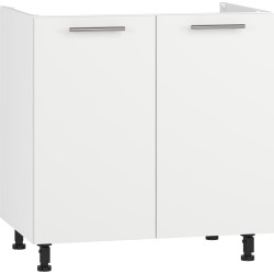VENTO DK-80/82 szafka zlewozmywakowa front: biały mat