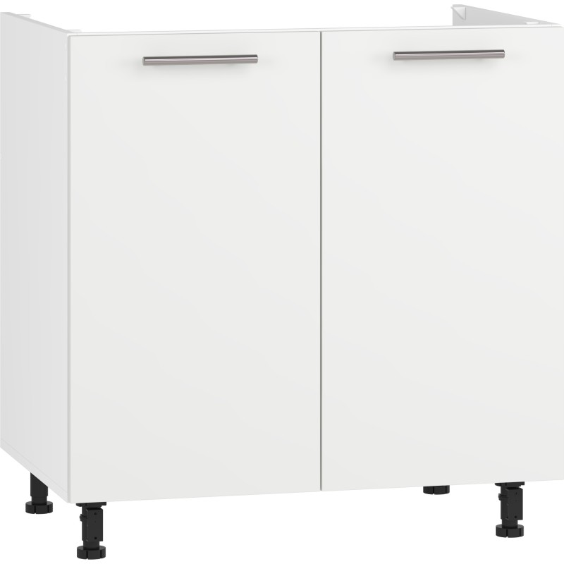 VENTO DK-80/82 szafka zlewozmywakowa front: biały mat