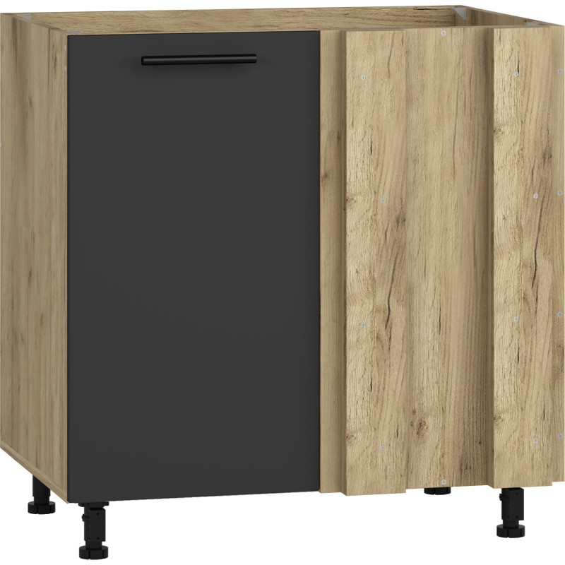 'VENTO DKN-100/82 Corner Sink Cabinet Front: Anthracite'