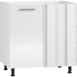 'VENTO DKN-100/82 Corner Sink Cabinet Front: White'