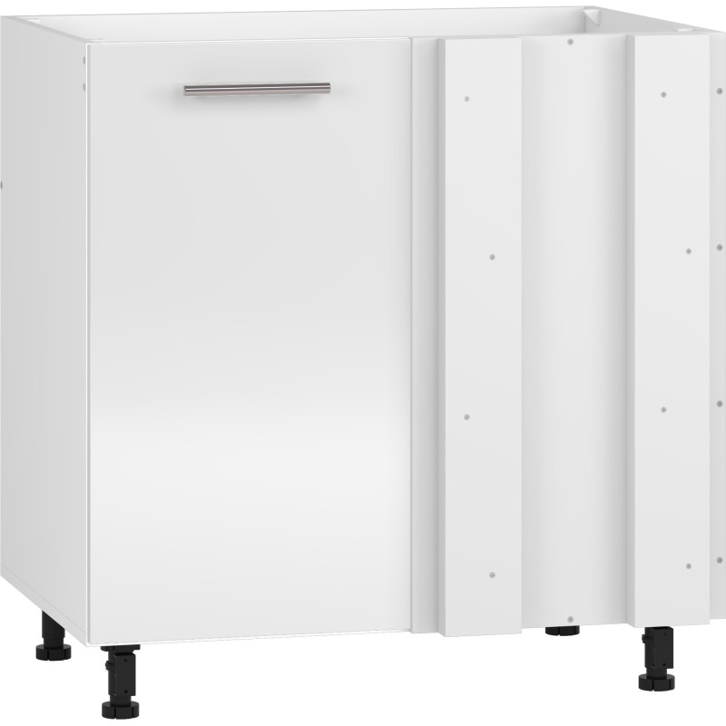 'VENTO DKN-100/82 Corner Sink Cabinet Front: White'