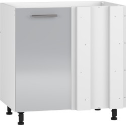 'VENTO DKN-100/82 Corner Sink Cabinet Front: Light Ash'