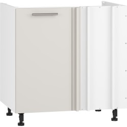 'VENTO DKN-100/82 Corner Sink Cabinet Front: Cashmere'