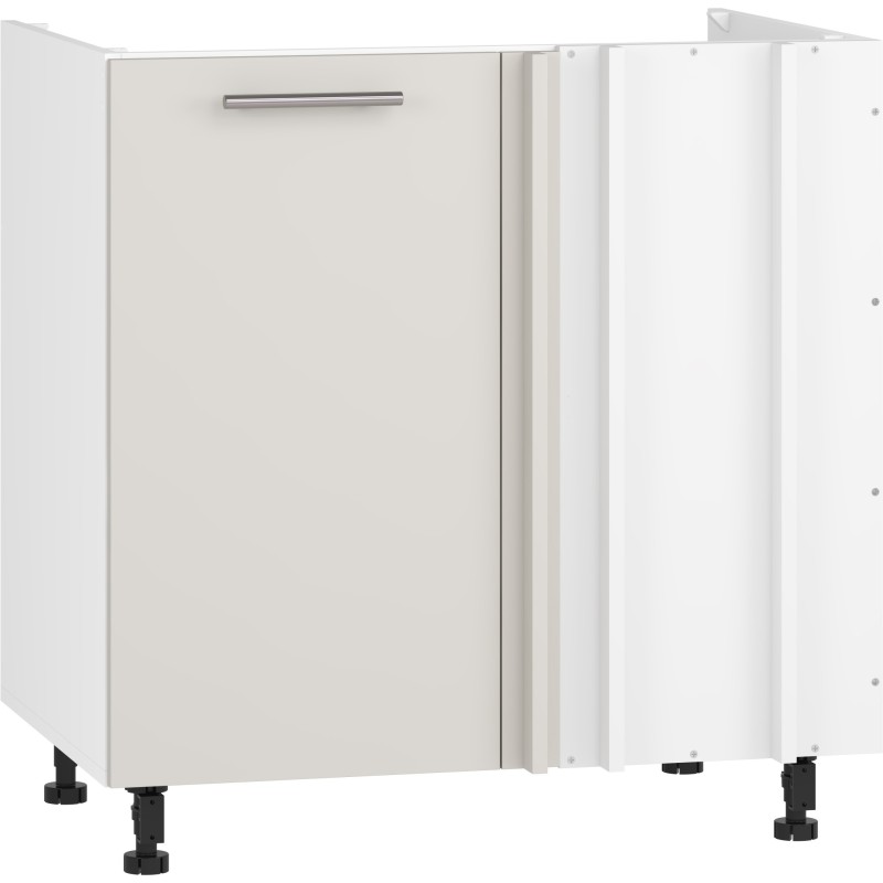 'VENTO DKN-100/82 Corner Sink Cabinet Front: Cashmere'