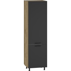 VENTO DL-60/214 szafka dolna wysoka front: antracyt szafka pod zabudowę lodówki