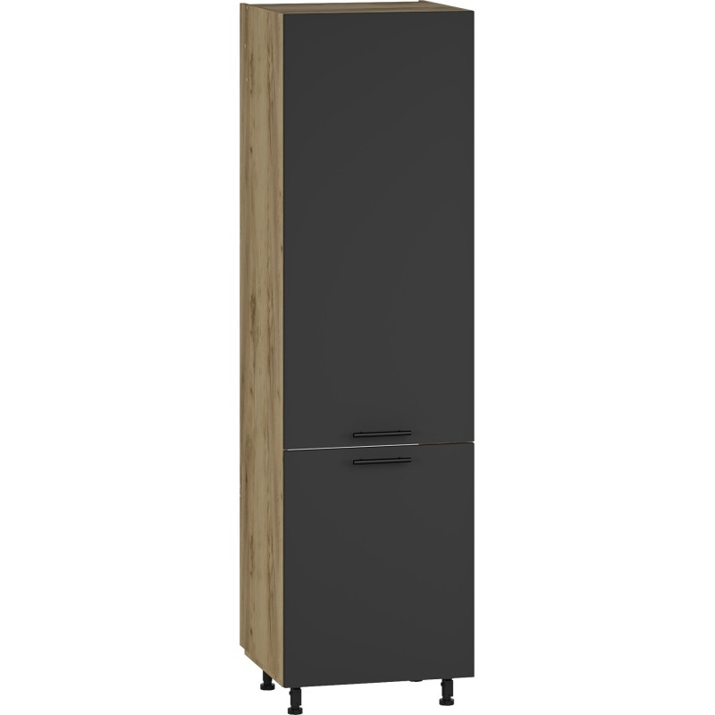 VENTO DL-60/214 szafka dolna wysoka front: antracyt szafka pod zabudowę lodówki