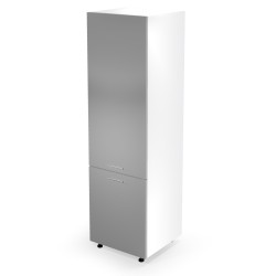'VENTO DL-60/214 High Lower Cabinet Front: Light Ash Built-in Fridge Cabinet'