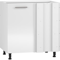 'VENTO DN-100/82 Lower Corner Cabinet Front: White'