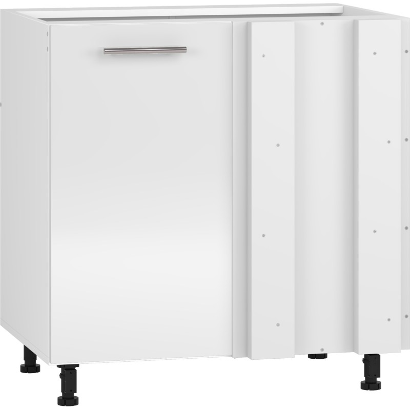 'VENTO DN-100/82 Lower Corner Cabinet Front: White'