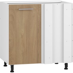 'VENTO DN-100/82 Lower Corner Cabinet Front: Honey Oak'