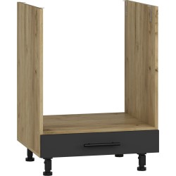 VENTO DP-60/82 szafka dolna pod zabudowę piekarnika front: antracyt szuflada