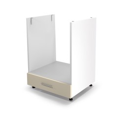 'VENTO DP-60/82 Lower Cabinet for Built-in Oven Front: Beige Drawer'