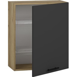 'VENTO GC-60/72 Upper Cabinet with Drainer, Front: Anthracite'