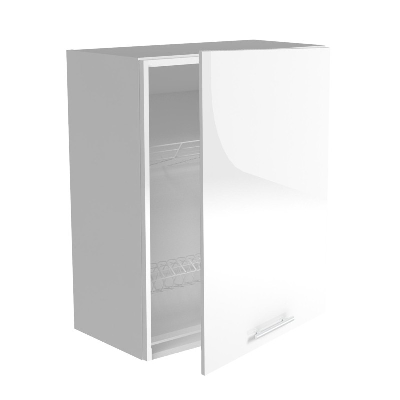 'VENTO GC-60/72 Upper Cabinet with Drip Tray, Front: White'