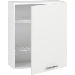 VENTO GC-60/72 szafka górna z ociekaczem, front: biały mat